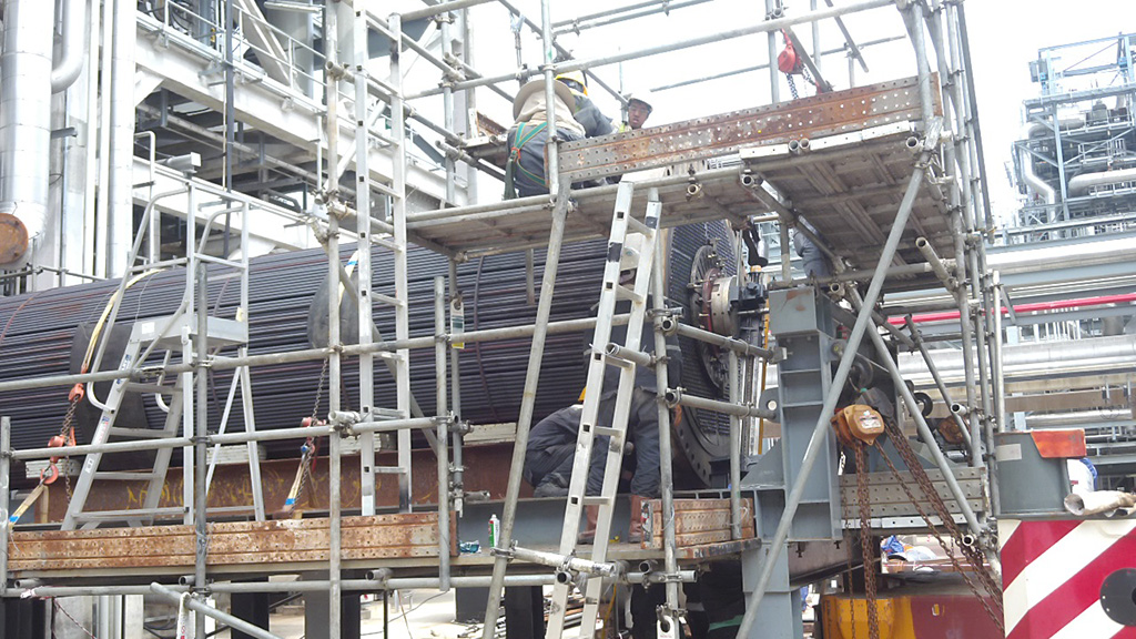 Supply of equipment, piping flange re-surfacing services