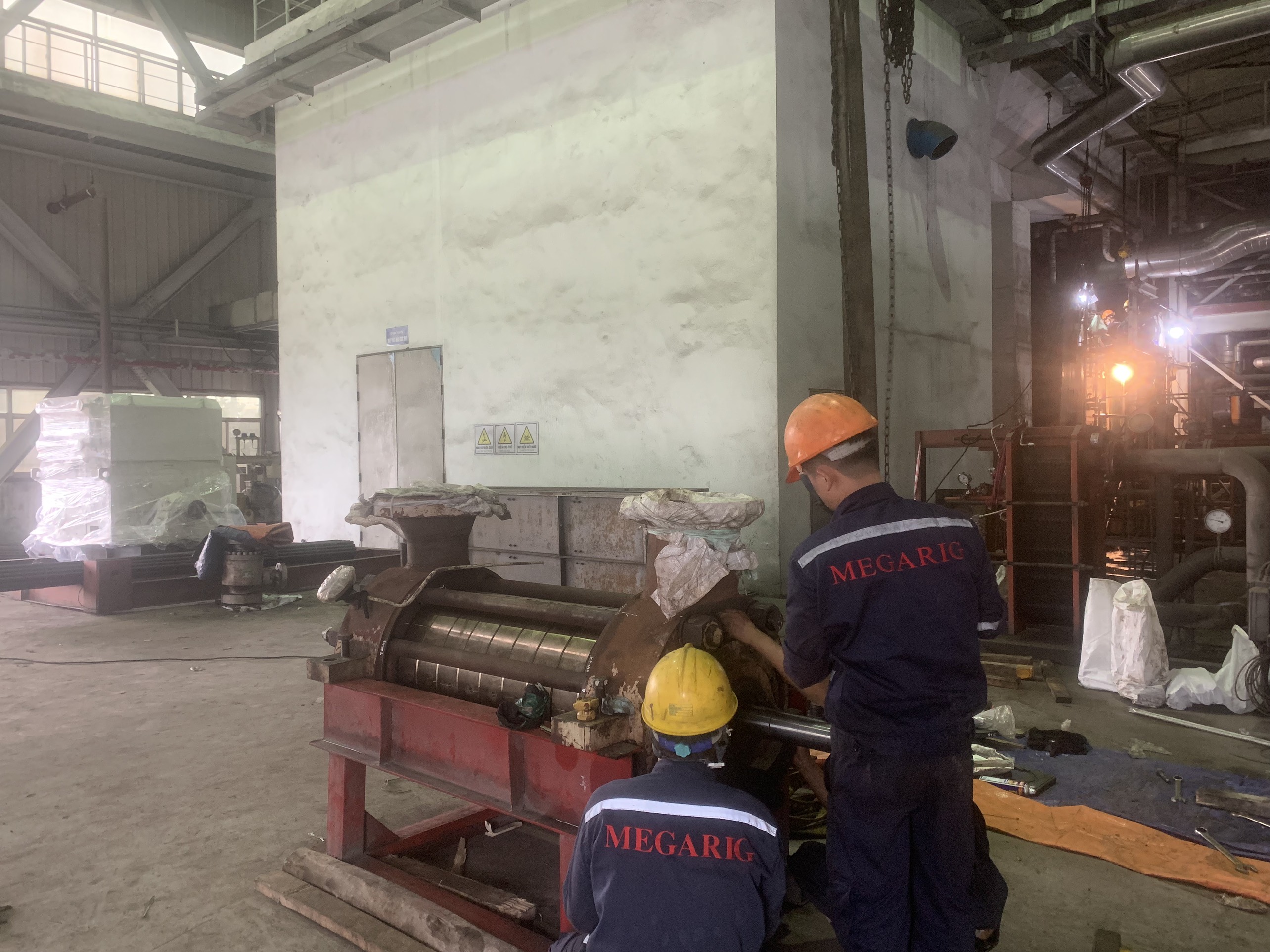 Repair and maintenance of Feed pumps, fans