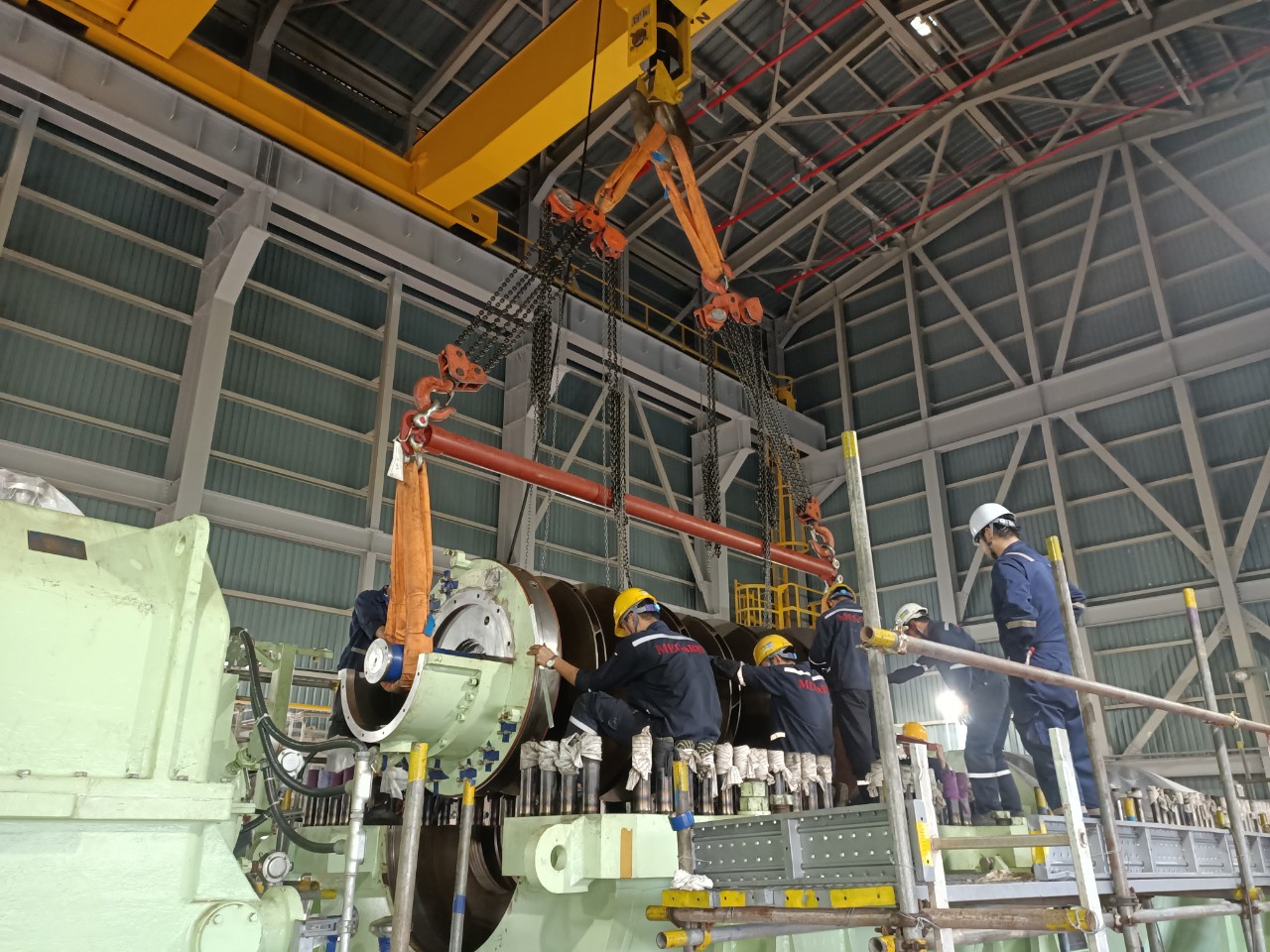 Overhaul, maintenance of compressors C-6301 & C-6501