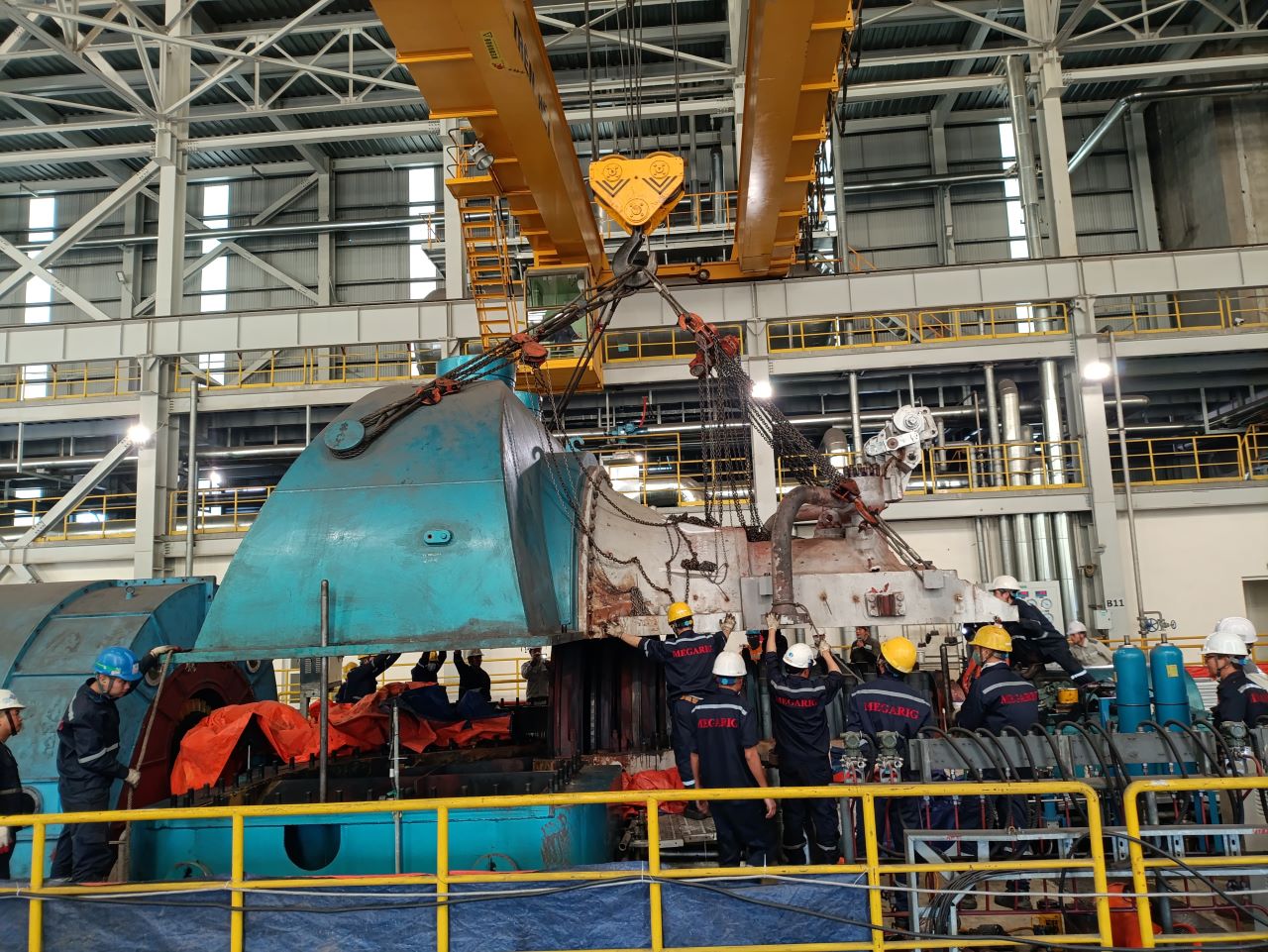 Hoàn thành Đại tu Tuabin - Máy phát - Kích từ tổ máy số 3 NM Thép Hòa Phát Dung Quất